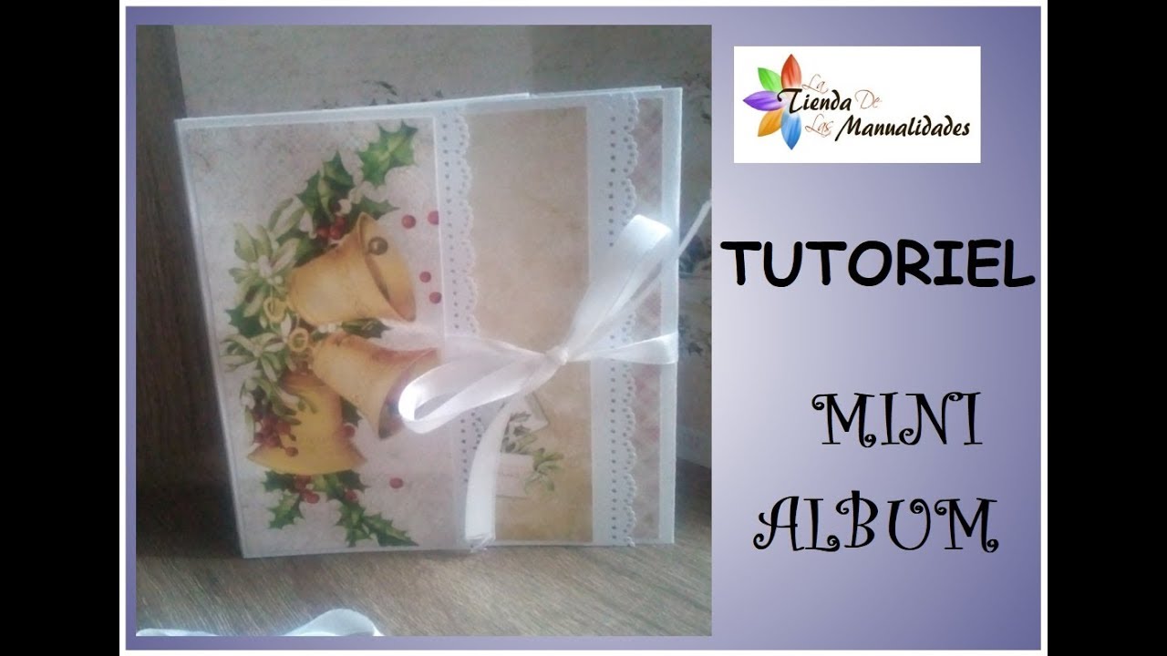 tuto album #18 mini album de Noël débutant
