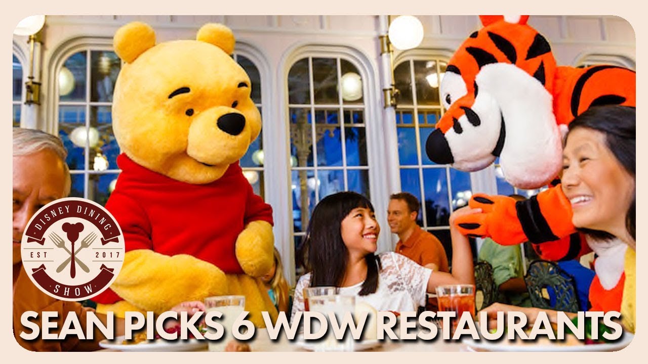 Sean Picks Six Walt Disney World Restaurants | Disney Dining Show | 05/25/18
