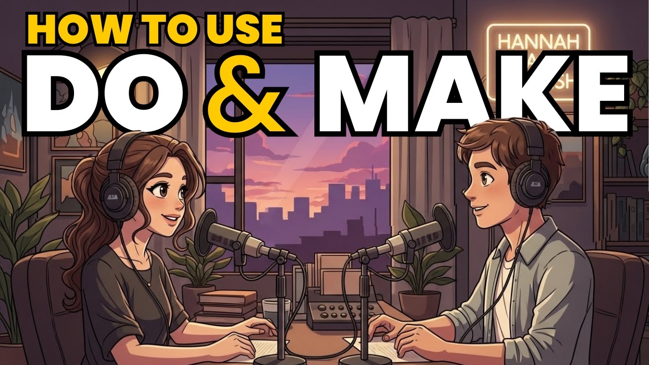 Learn English with Real Conversations | How Native Speakers REALLY Use DO & MAKE in English