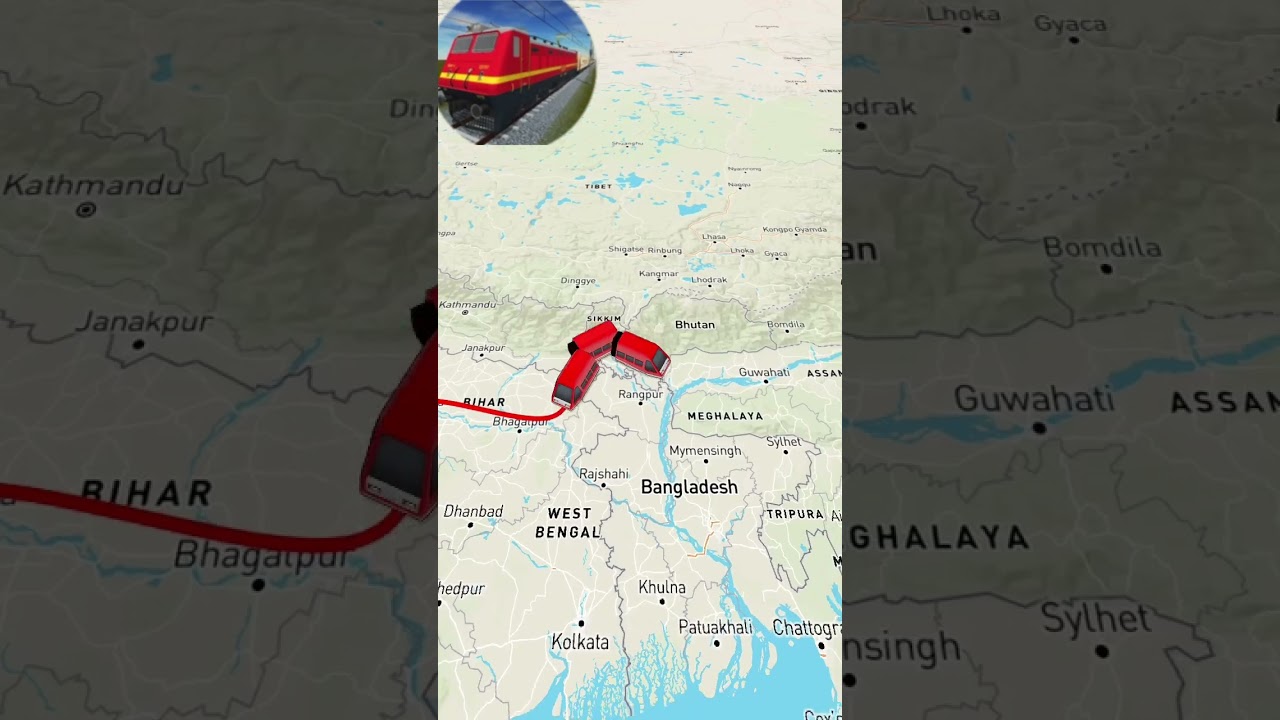 okha to nahar Lagoon Gujarat to Arunachal Pradesh train journey UP Bihar  