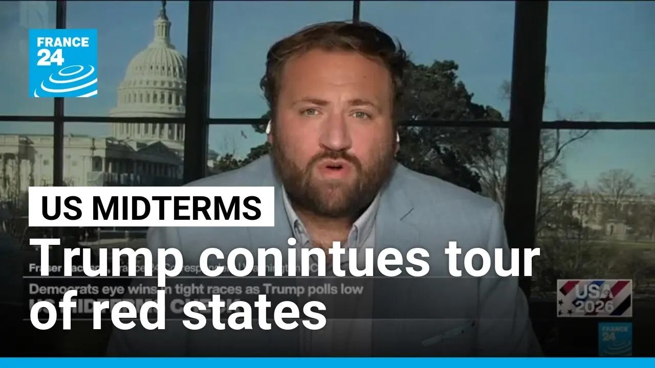 Trump heads to Nebraska as Republicans fear strongholds could flip &bull; FRANCE 24 English