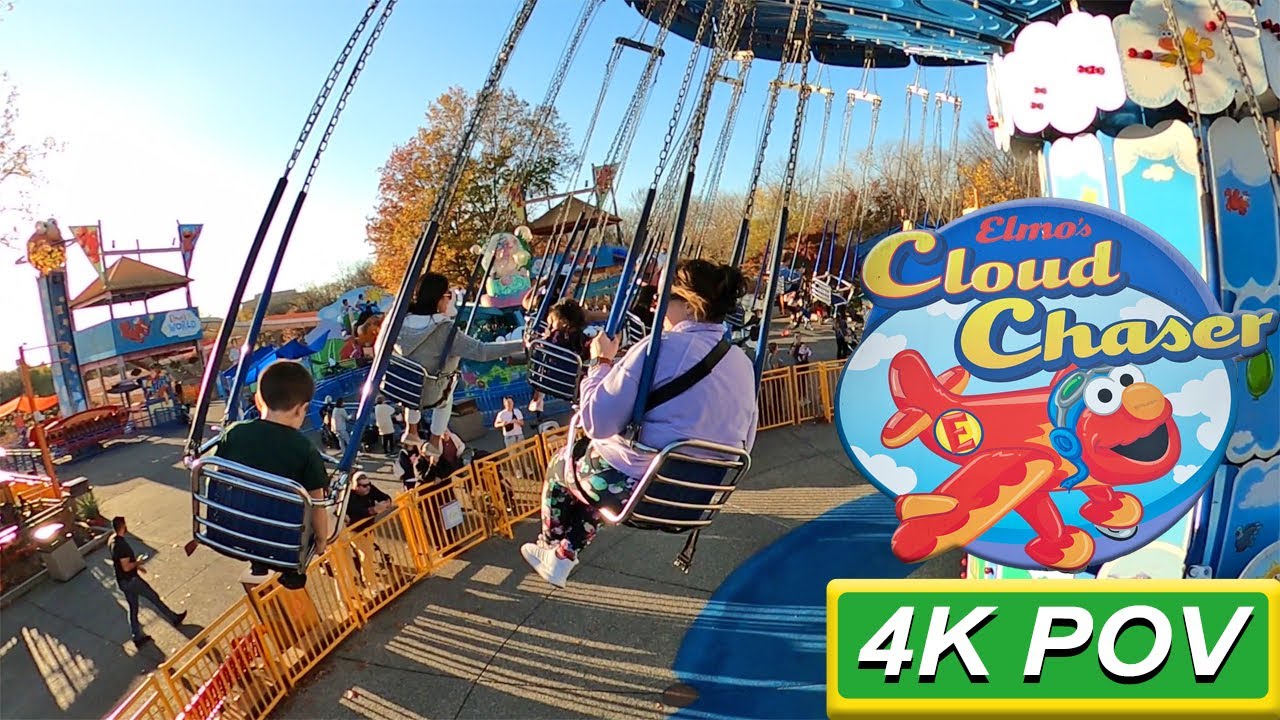 Elmo's Cloud Chaser (4K POV)- Sesame Place, Langhorne, PA