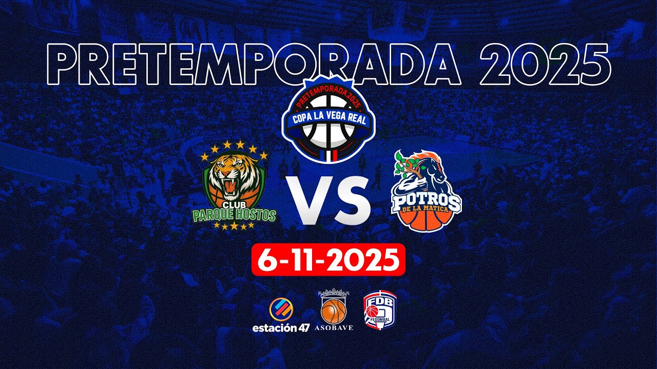 PARTIDO PRETEMPORADA TBS 2025: PARQUE HOSTOS VS POTROS | 6-11-2025