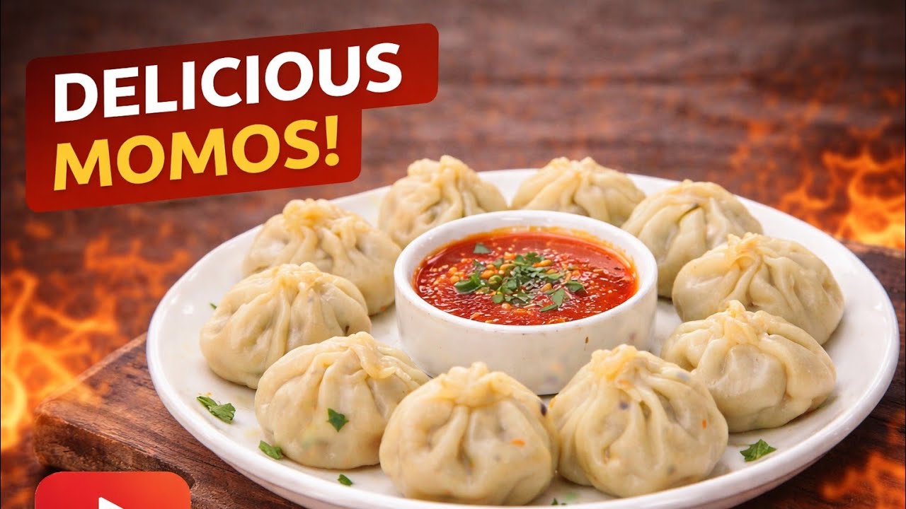 Momos recipe | vegetable momos | momos chutney recipe 