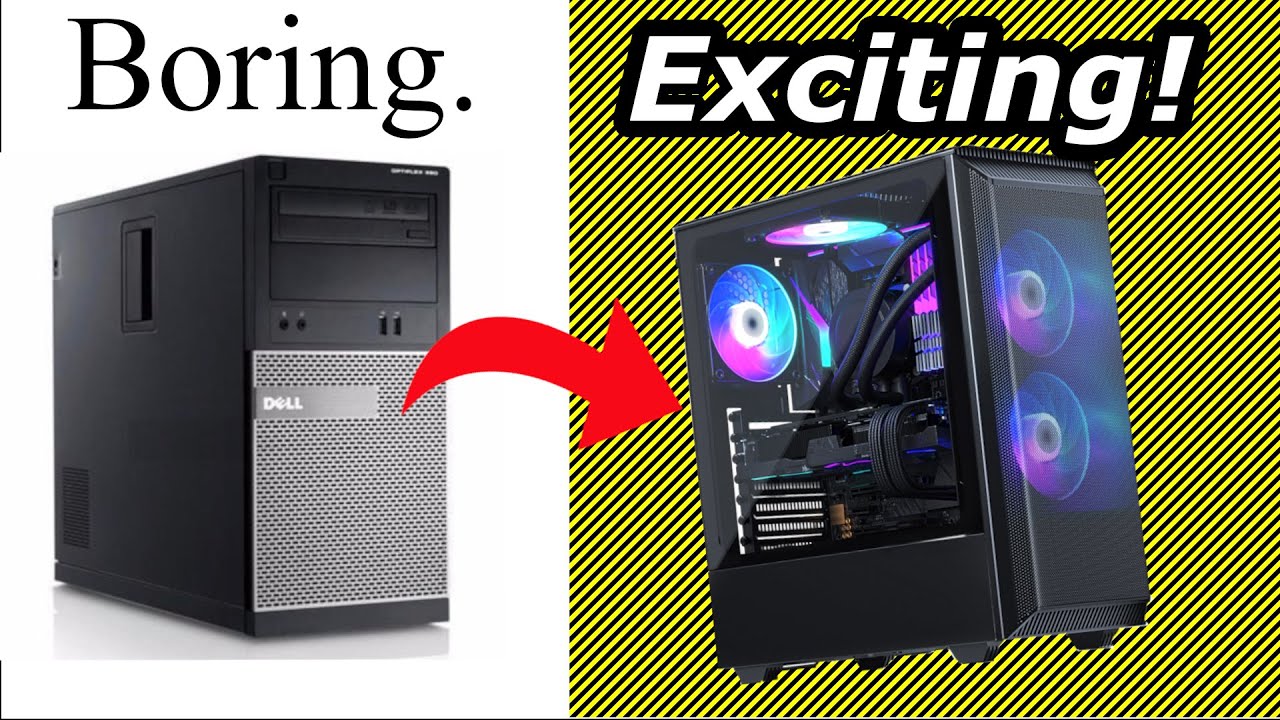 Dell OptiPlex Case Upgrade | Ugly to Beautiful!!!