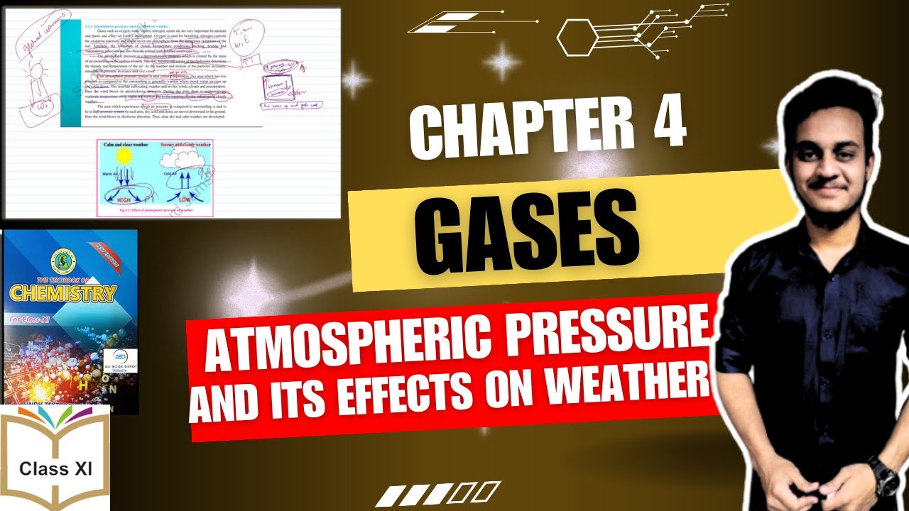 Atmospheric Pressure And Its Effects on Weather | Chapter 4 | Gases | Sindh Text Book Board