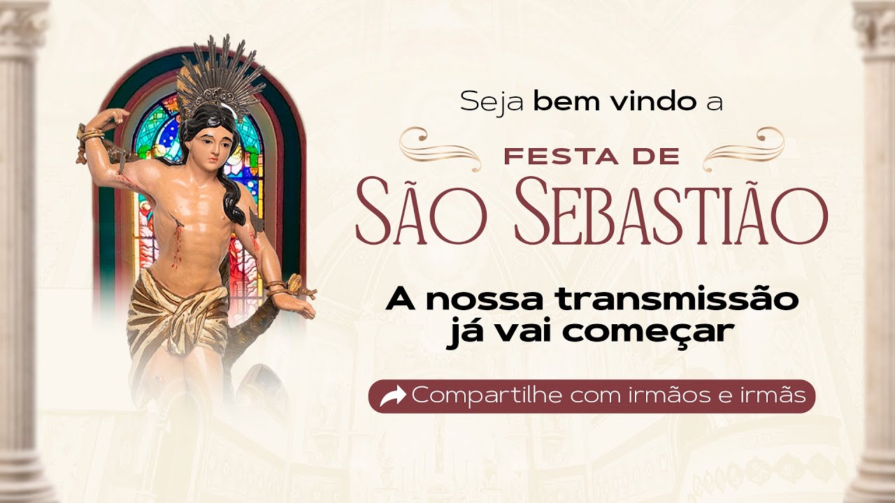 Missa Festiva de Encerramento em Honra a festa de São Sebastiao. Pe. Rodrigo Chagas