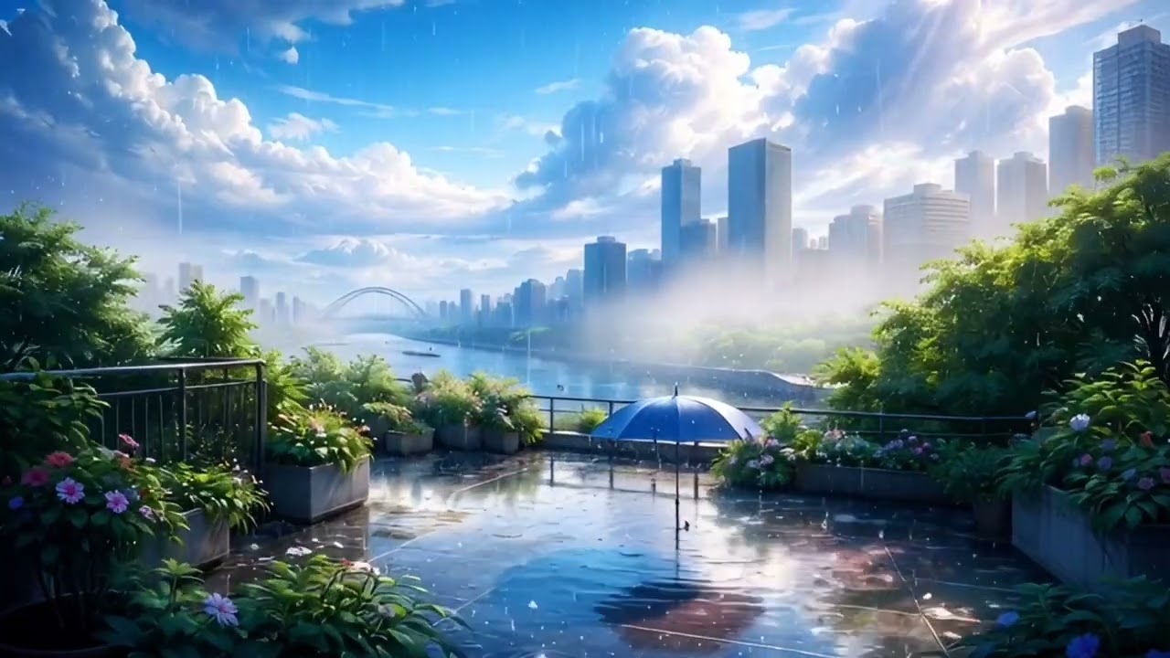 Study Rain Tin Roof Lofi — Focus Music with Gentle Rain | 集中できる雨音ローファイ