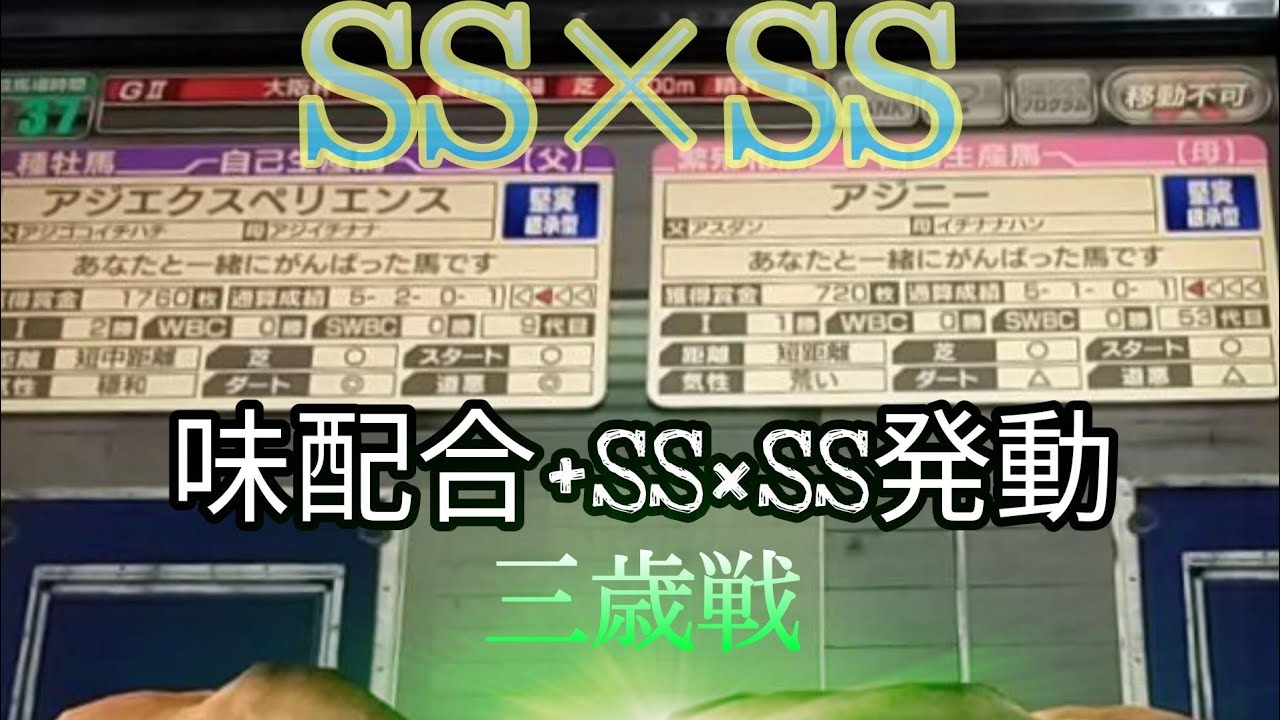 【スタホ2】第73回　SS同士の味配合　SS上目指して配合　スターホース2　味配合ダブルSS配合　SS発動動画　ふじまるゲーム　ゲーセン動画　スタホ　スターホースプログレスR等　スターボート