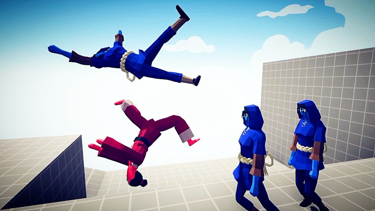 Epic Knockdown :1-15 Taekwondo vs 1-110 Peasant Totally Accurate Battle Simulator TABS