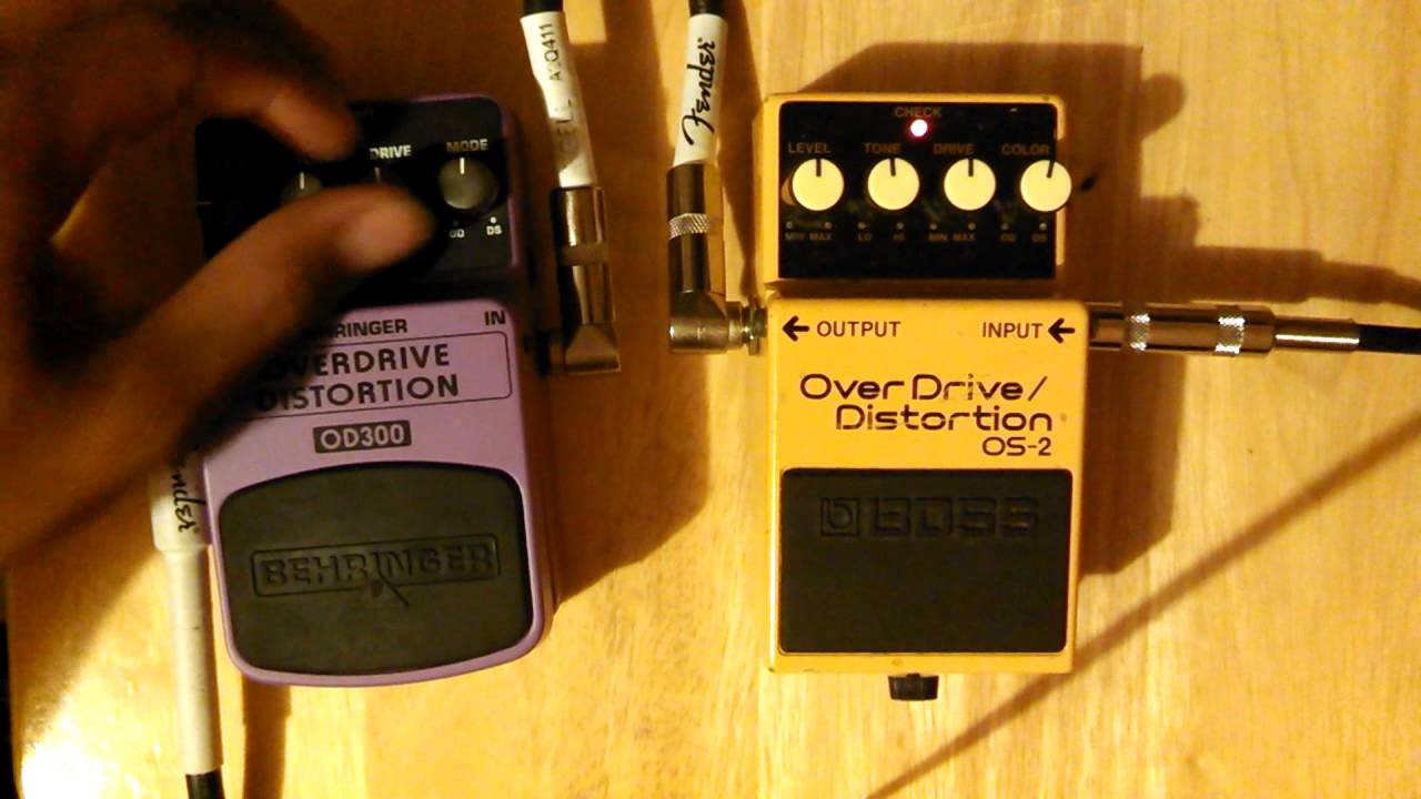 Behringer OD300 vs Boss OS-2