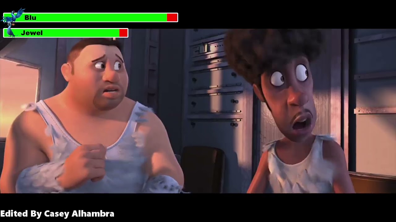 Rio (2011) Final Battle with healthbars