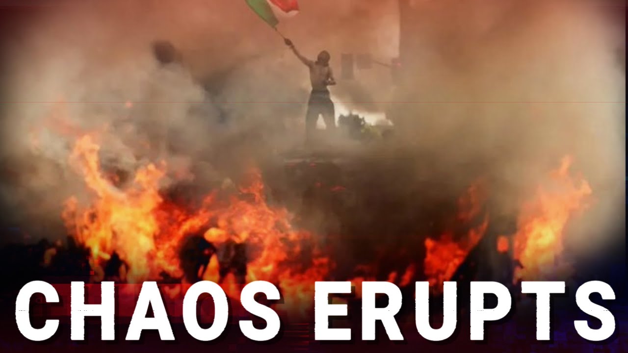 LA rioters fly Mexican flag, chant 'F*ck America' and loot stores as city descends into chaos