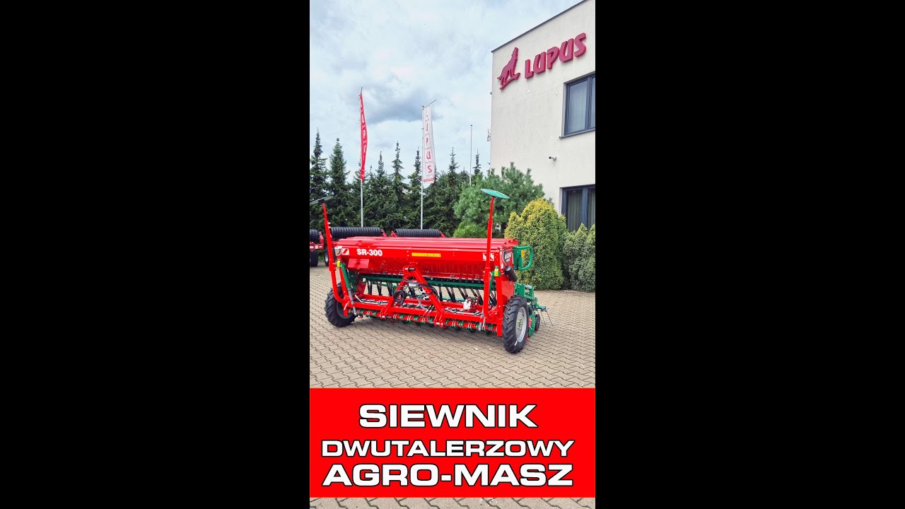 jaki siewnik do zboża dwutalerzowy ? Agro-Masz Sr300