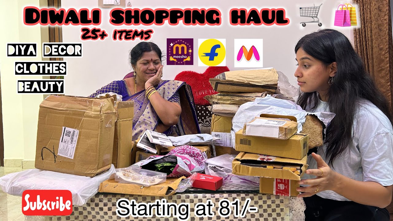 Diwali online shopping haul |Diwali decoration products| Festive decor |Affordable,starts at 81/-| 
