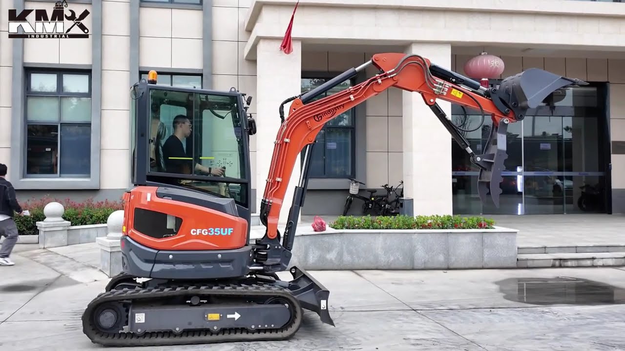 Daily Operation Show of CFG35UF Mini Excavators