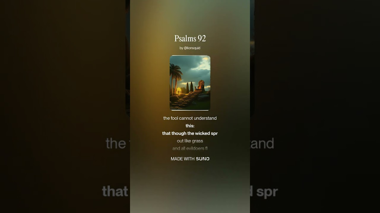 Psalms 92