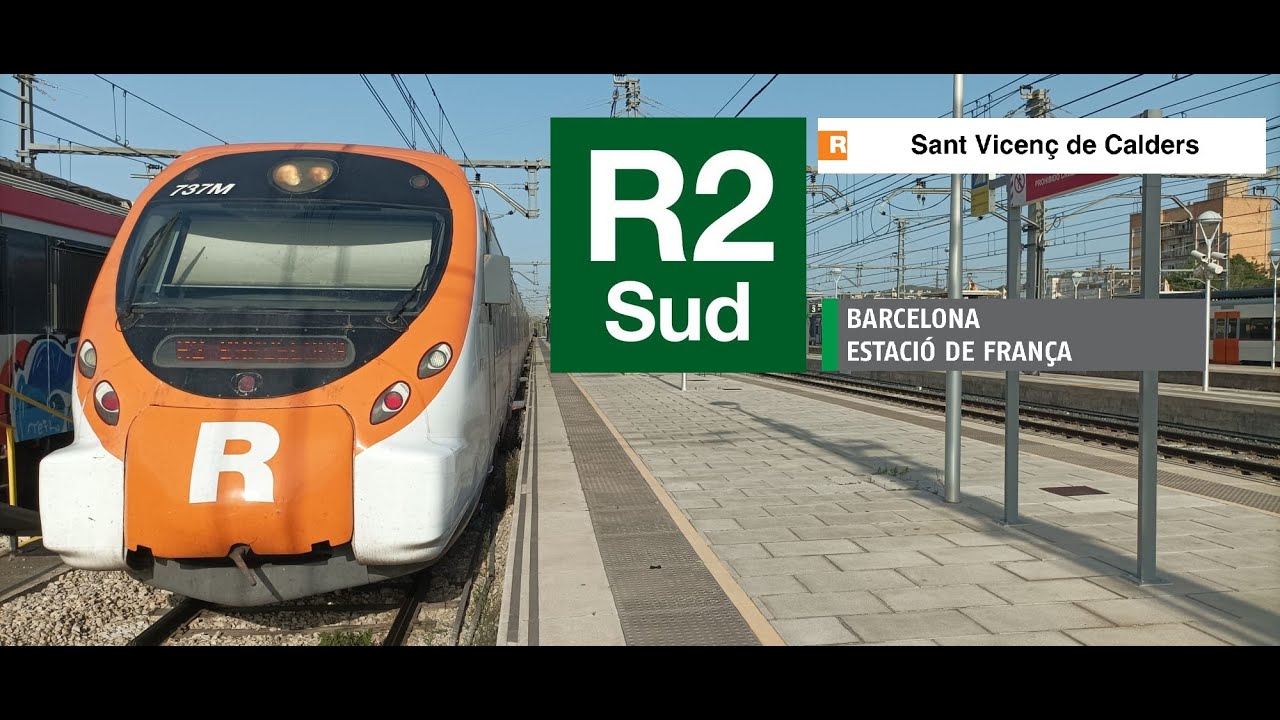 R2 Sud: Sant Vicenç de Calders - Barcelona Estació de França (vista de finestra-interior)