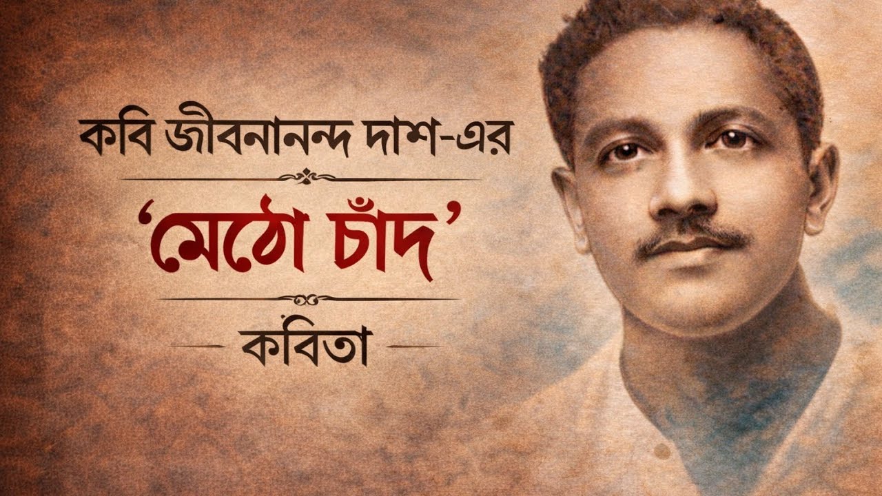 মেঠো চাঁদ আবৃত্তি | জীবনানন্দ দাশের মেঠো চাঁদ কবিতা | অনিশ রায় | Bengali Poetry Recitation 2026