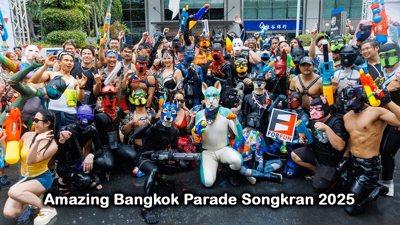 Amazing Bangkok Parade Songkran 2025 💦 with FORFUN & Friends