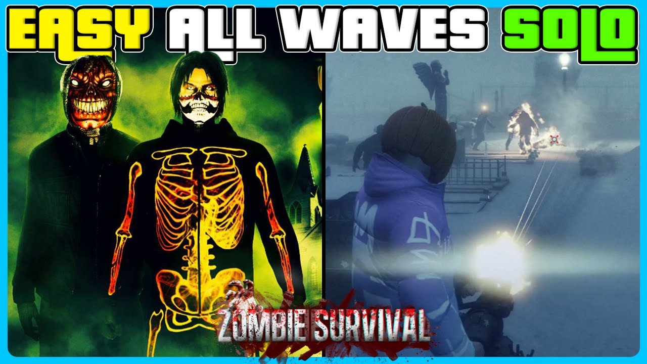 EASY SOLO Zombie Survival North Yankton Cemetery! - All Waves SOLO - GTA 5 ONLINE