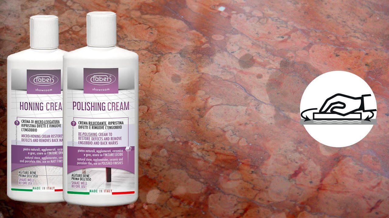 Faber - Restoration of chemical etching, scratches & dullness on polished marble