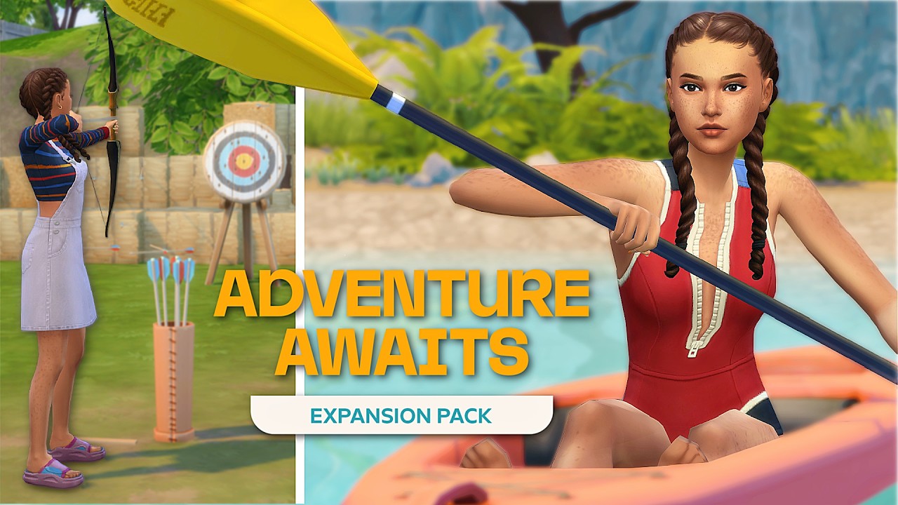 TRYING ALL THE NEW ACTIVITIES 🦋🏹 | Sims 4 Adventure Awaits Gameplay
