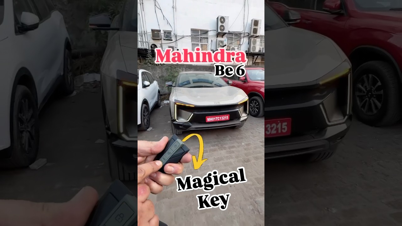 Mahindra BE 6. Remote Key Features🤫🤫#mahindra #mahindrabe6e #be6e #carenthusiast