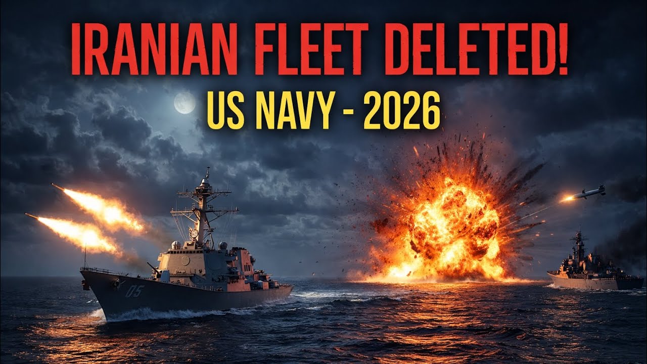 US NAVY ERASED IRANIAN FLEET! 2026 Naval War Unleashed 