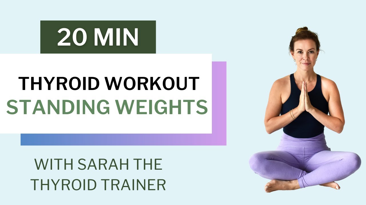 20 min STANDING KETTLEBELL WORKOUT | Full Body | Strength Training for Thyroid Health