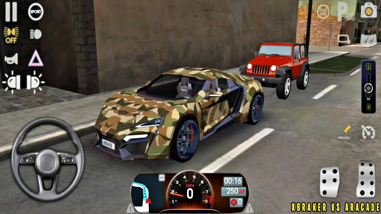 Driving School Sim#28 - Army Sport Car Driving in Rome  - Best Android Gameplay FHD