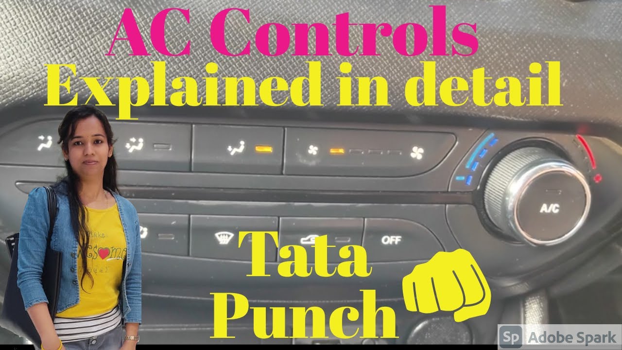 Tata Punch : AC Controls explained in detail #TataPunch #TataMotors