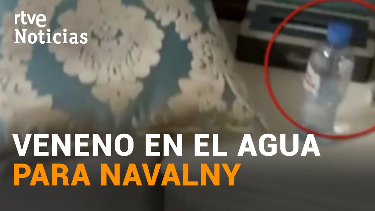 NAVALNY,  ENVENENADO con NOVICHOK en unas BOTELLAS DE AGUA de su hotel I RTVE