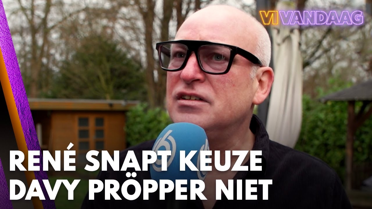 René snapt keuze Davy Pröpper niet: 'Ik kan me er niets bij voorstellen!' | VI VANDAAG