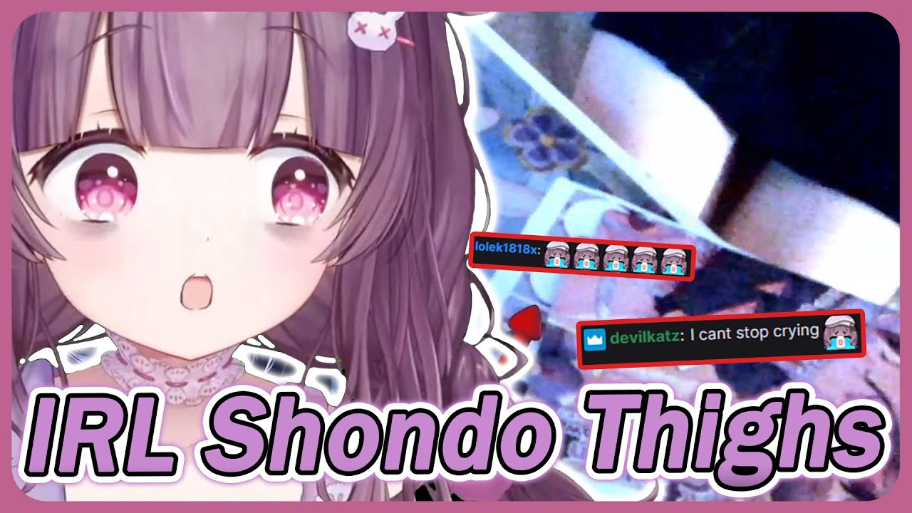 Shondo IRL THIGH REVEAL Made Chat Lose Gallons!