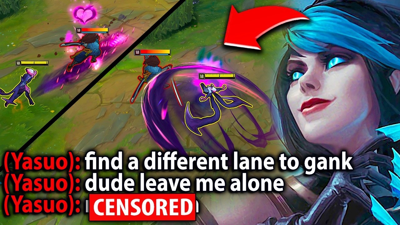 I camped the enemy Yasuo all game and he has a mental breakdown
