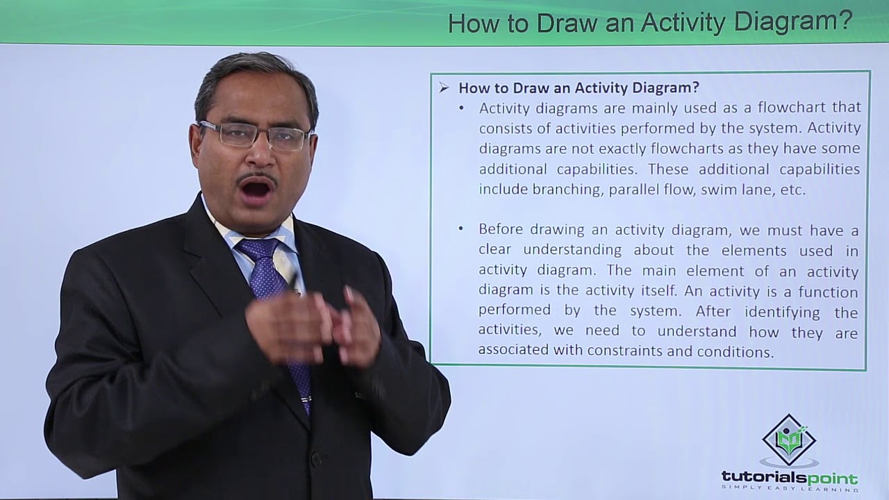 UML - How to draw an activity diagram