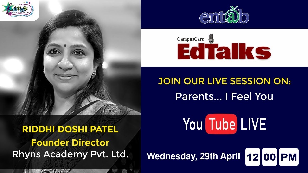 Parents...I feel you | Riddhi Doshi Patel | Founder Director, Rhyns Academy Pvt. Ltd.