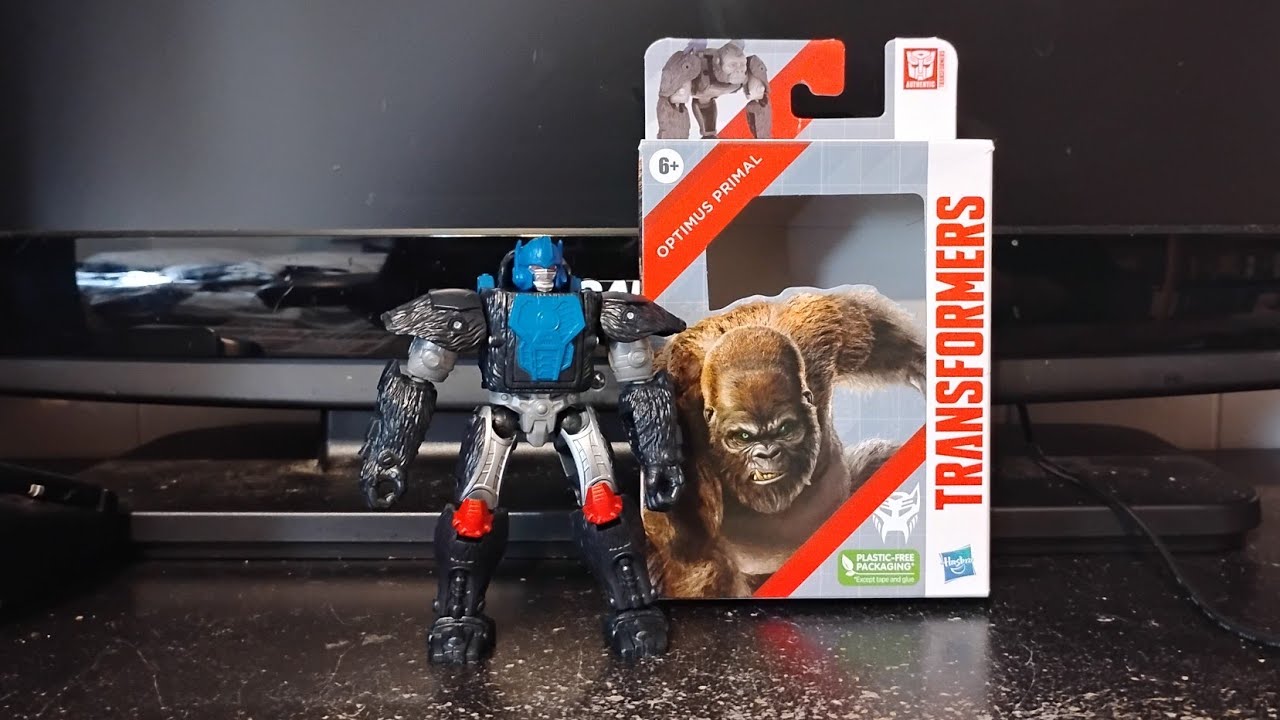Hasbro Transformers Authentic Transformers Beast Wars Optimus Primal Figure Unboxing.