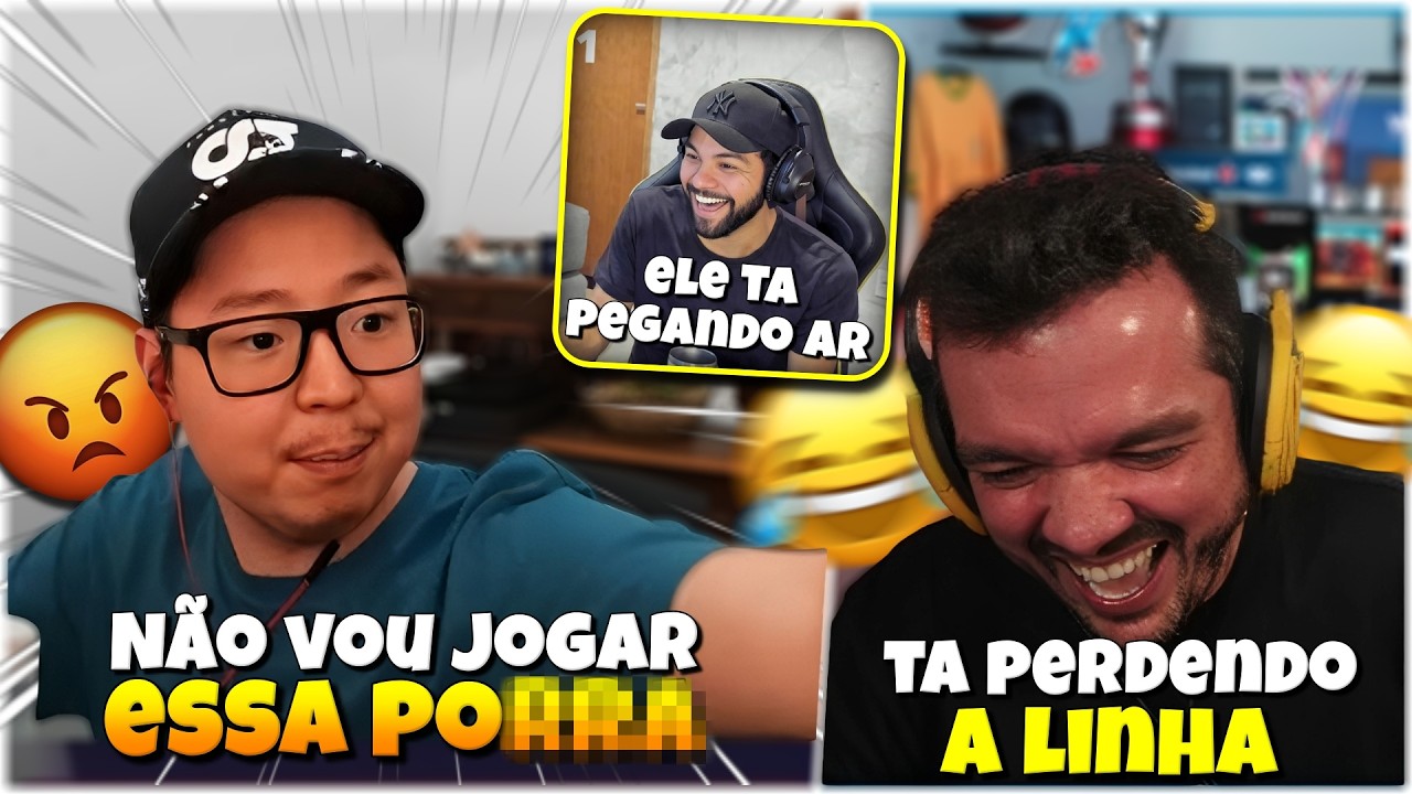 LIMINHA TILTOU E QUITOU DO JOGO😂😂 (Nak, Gaules, Liminha, Flavin e Bt)