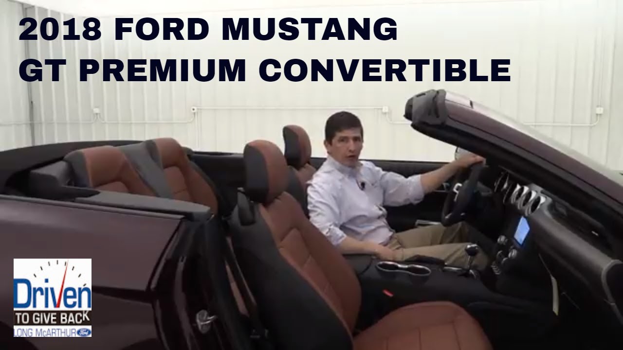 2018 FORD MUSTANG GT PREMIUM CONVERTIBLE 18150