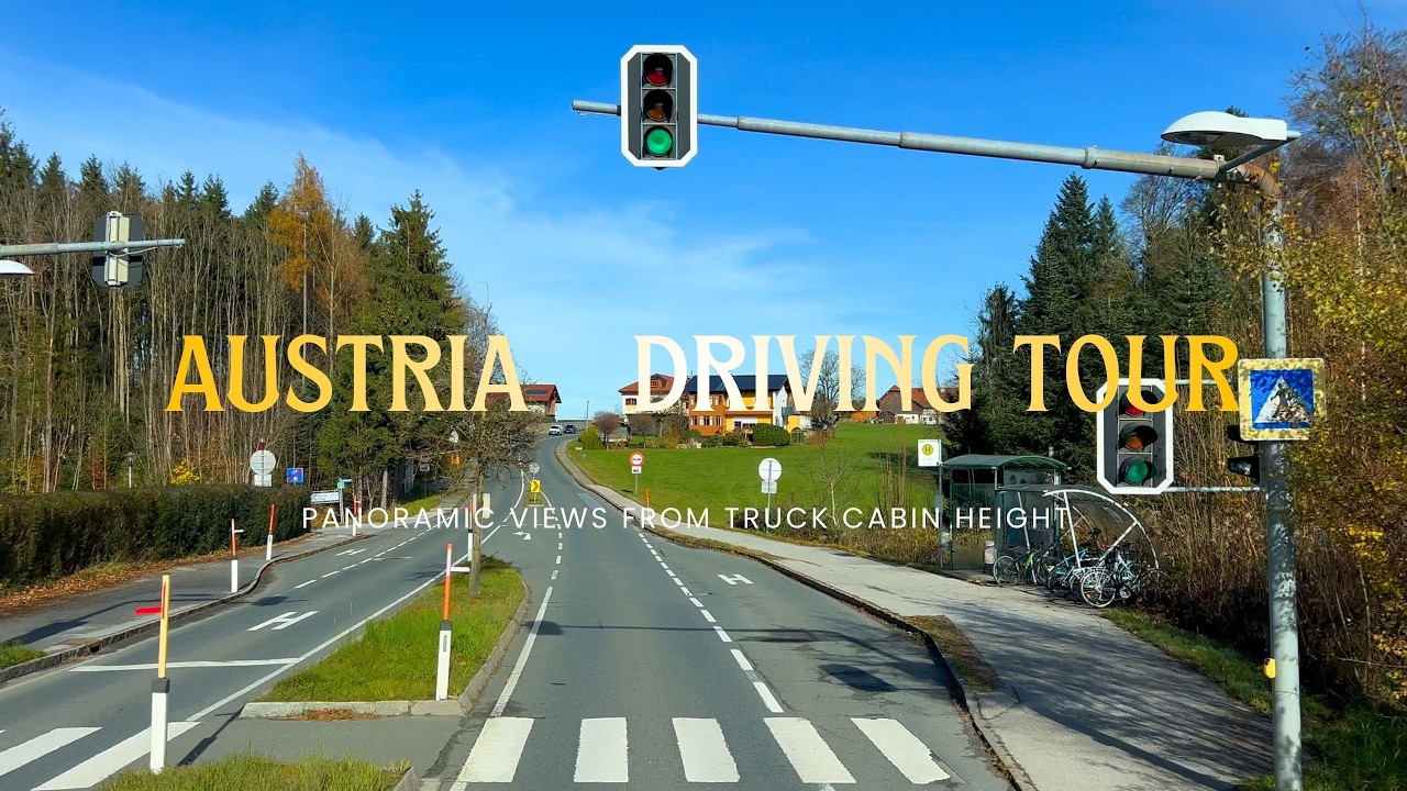 Scenic Drive in Austria | From Salzburg to Upper Austrian Villages I 無言ドライブ