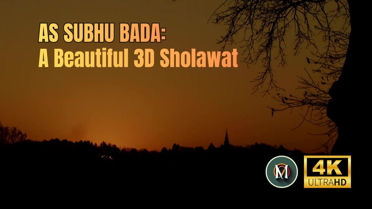 As Subhu Bada ✨ Beautiful 3D Sholawat | The Moon Splitting Miracle