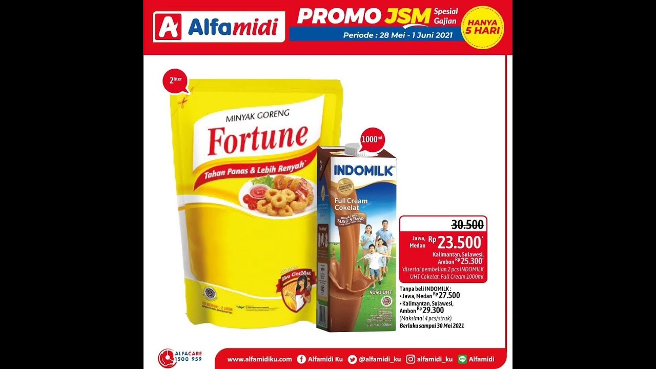 Promo JSM dan HAP Alfamidi Periode akhir bulan mei 2021