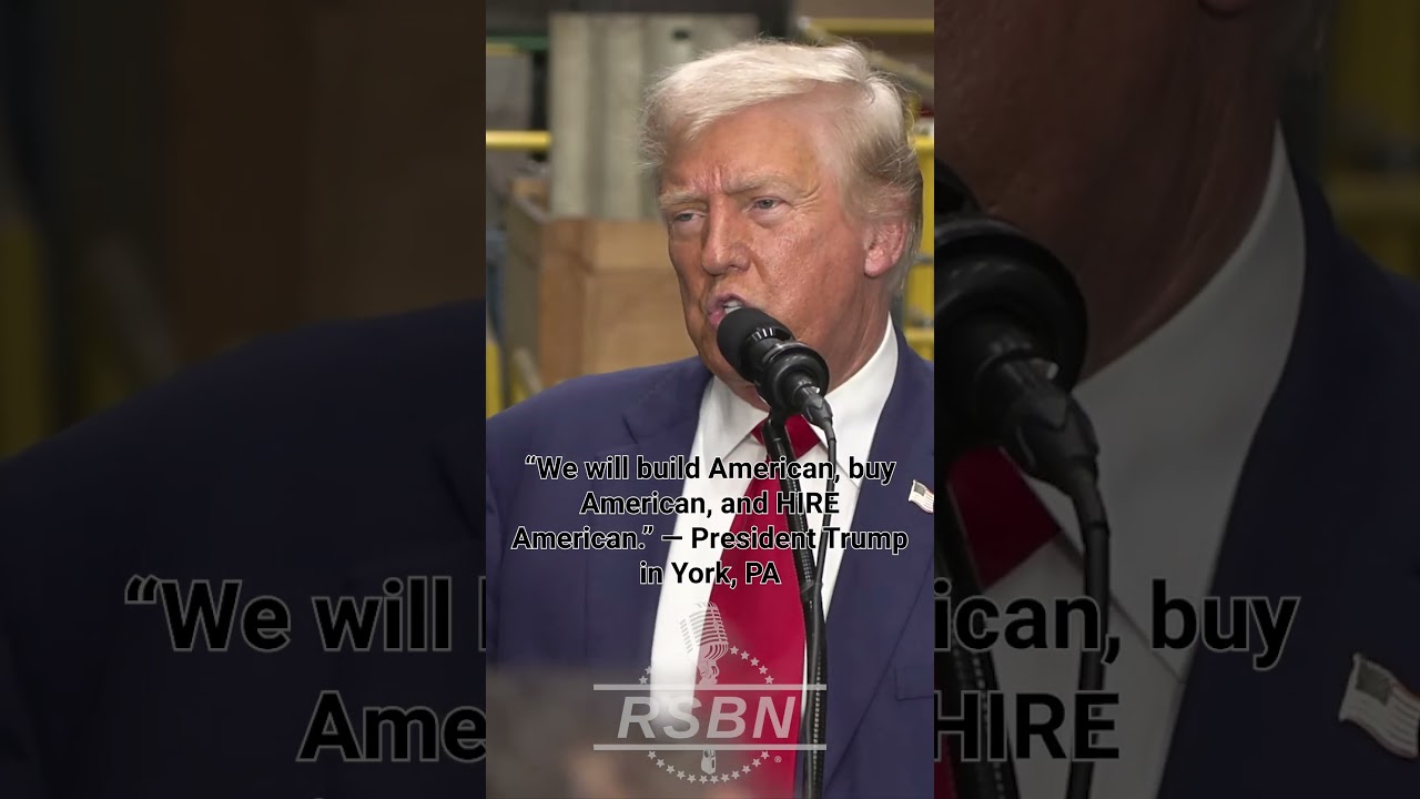 &ldquo;We will build American, buy American, and HIRE American.&rdquo; &mdash; President Trump in York, PA