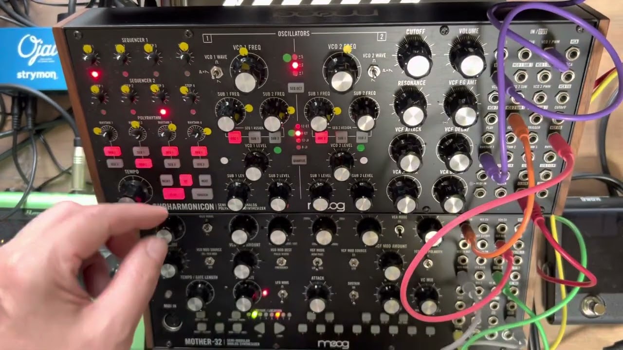 moog mother-32 + Subharmonicon + DFAM Jam by Saya 'zonbi' Nishida