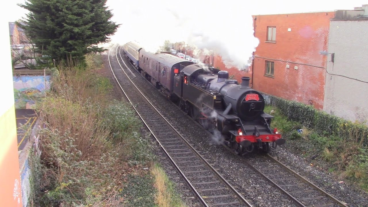 (Merry Christmas Everyone) Trip behind WT Class loco No,4  from Maynooth to Clonsilla