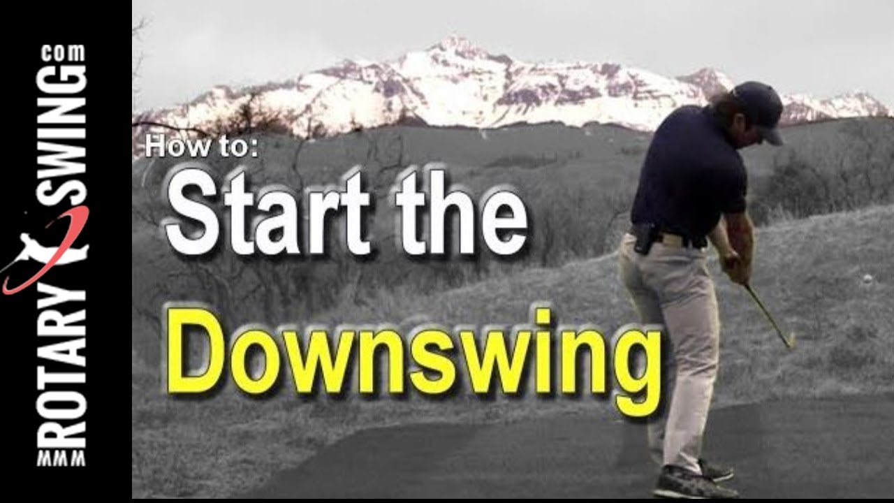 How to Start the Golf Downswing Correctly - One Simple Move