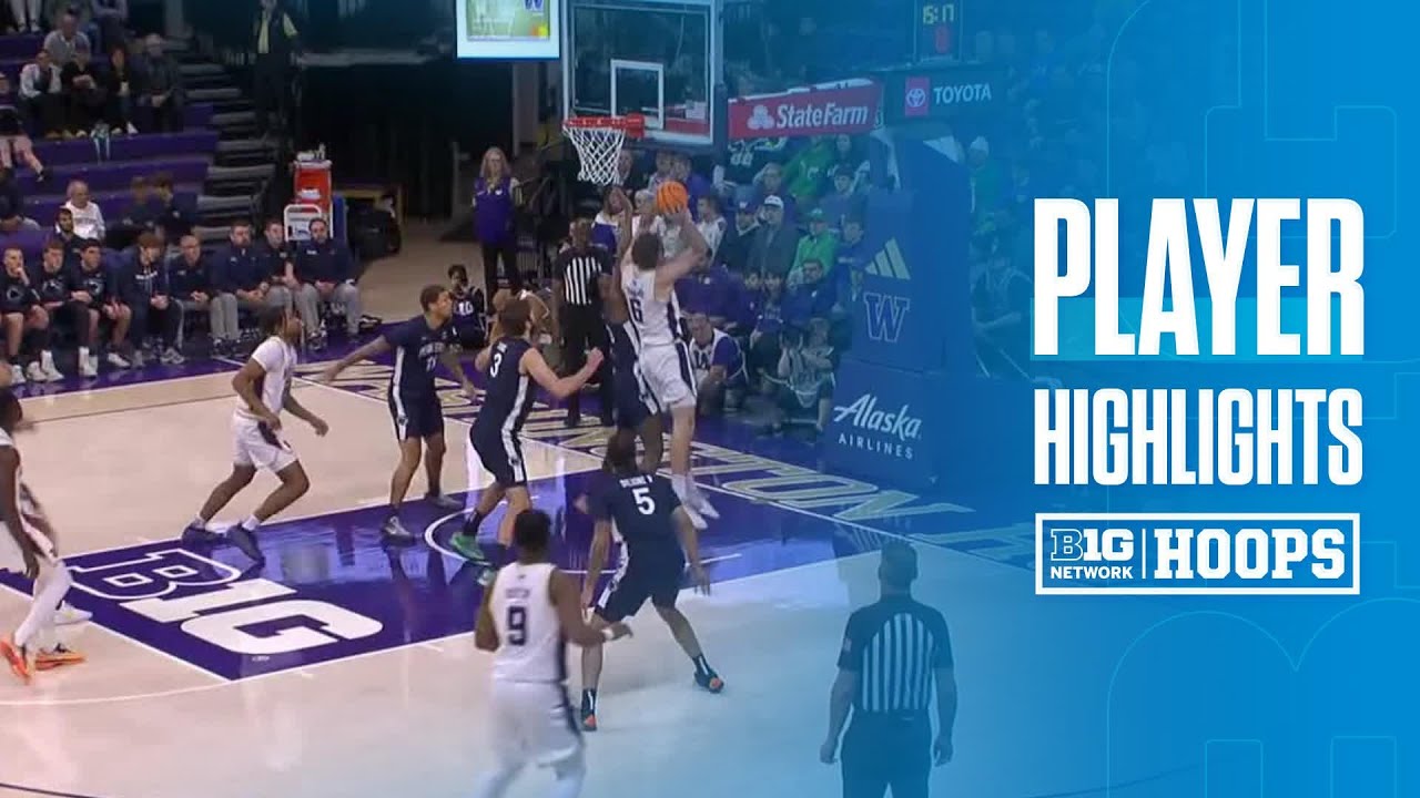 Hannes Steinbach Highlights vs. Penn State | Washington Basketball | 02/11/2026