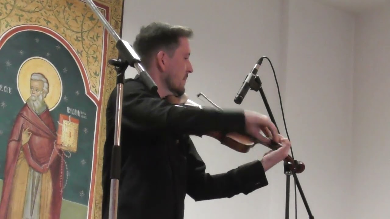 Balada lui Ciprian Porumbescu- artiști Geo Fabian la vioară și Dorinel Vasile la pian